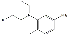 2-[Ethyl(3-amino-6-methylphenyl)amino]ethanol Struktur