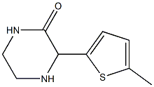 3-(5-Methyl-2-thienyl)piperazin-2-one Struktur