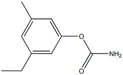 Carbamic acid 3-ethyl-5-methylphenyl ester Struktur