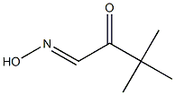 1-(Hydroxyimino)-3,3-dimethylbutan-2-one Struktur