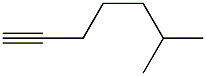 6-Methyl-1-heptyne Struktur