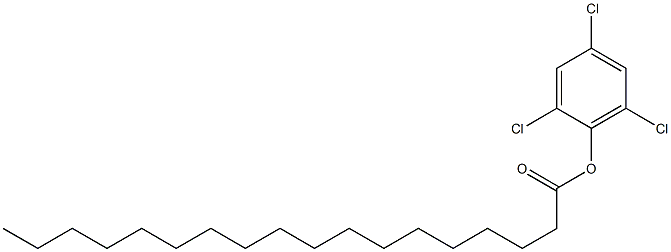 Octadecanoic acid 2,4,6-trichlorophenyl ester Struktur