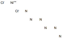 Nickel hexaamminedichloride Struktur