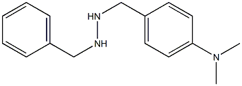 1-Benzyl-2-[4-(dimethylamino)benzyl]hydrazine Struktur