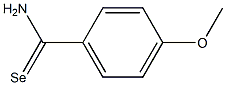 4-Methoxyphenylselenoformamide Struktur