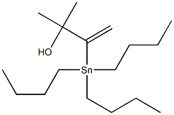 2-Methyl-3-(tributylstannyl)-3-butene-2-ol Struktur