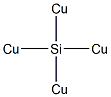 Silanetetryltetracopper(I) Struktur