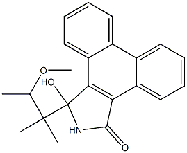 2,3-Dihydro-3-(2-methyl-3-methoxybutan-2-yl)-3-hydroxy-1H-dibenz[e,g]isoindol-1-one Struktur