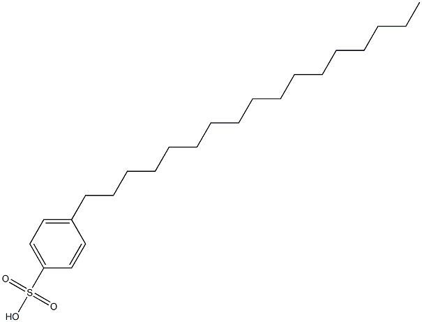 4-Heptadecylbenzenesulfonic acid Struktur