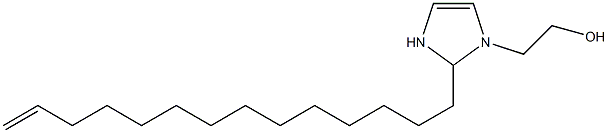 2-(13-Tetradecenyl)-4-imidazoline-1-ethanol Struktur