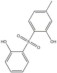 2,2'-Dihydroxy-4'-methyl[sulfonylbisbenzene] Struktur