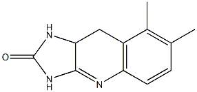 7,8-Dimethyl-9,9a-dihydro-1H-imidazo[4,5-b]quinolin-2(3H)-one Struktur