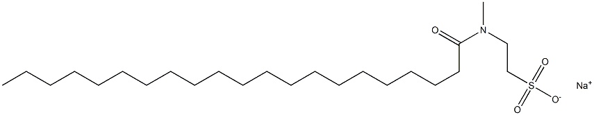 N-(1-Oxohenicosyl)-N-methyltaurine sodium salt Struktur