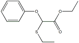 Phenoxy(ethylthio)acetic acid ethyl ester Struktur