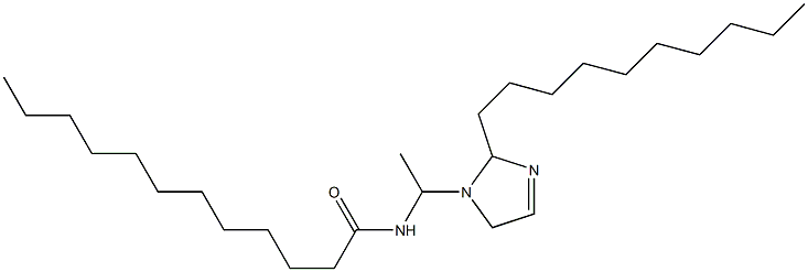 1-(1-Lauroylaminoethyl)-2-decyl-3-imidazoline Struktur