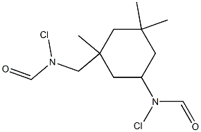 5-Chloroformylamino-1-[(chloroformylamino)methyl]-1,3,3-trimethylcyclohexane Struktur