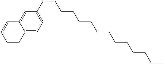 2-Tetradecylnaphthalene Struktur