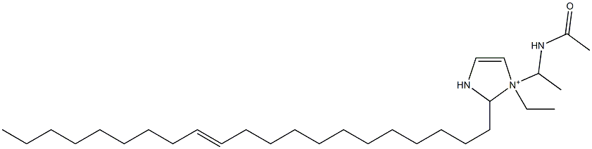 1-[1-(Acetylamino)ethyl]-1-ethyl-2-(12-henicosenyl)-4-imidazoline-1-ium Struktur