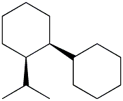 (1S,2R)-2-(1-Methylethyl)-1,1'-bicyclohexane Struktur