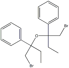 Ethyl(1-phenyl-2-bromoethyl) ether Struktur