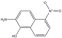 2-Amino-5-nitro-1-naphthol Struktur