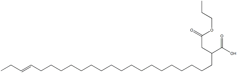 2-(19-Docosenyl)succinic acid 1-hydrogen 4-propyl ester Struktur