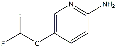 2-Amino-5-difluoromethoxypyridine Struktur