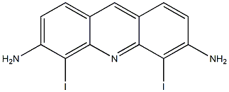 4,5-Diiodoacridine-3,6-diamine Struktur