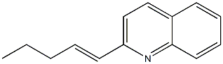 2-[(E)-1-Pentenyl]quinoline Struktur