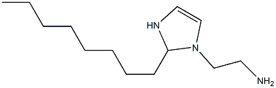 1-(2-Aminoethyl)-2-octyl-4-imidazoline Struktur