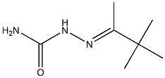 1,1,1-Trimethylacetone semicarbazone Struktur