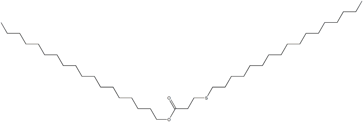 3-(Heptadecylthio)propionic acid octadecyl ester Struktur