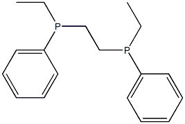 1,2-Ethanediylbis[ethylphenylphosphine] Struktur