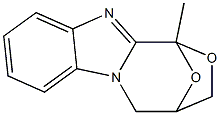 4,5-Dihydro-1-methyl-1,4-epoxy-1H,3H-[1,4]oxazepino[4,3-a]benzimidazole Struktur