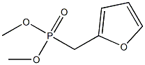 2-(Dimethoxyphosphinylmethyl)furan Struktur