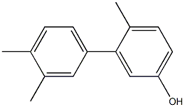 4-Methyl-3-(3,4-dimethylphenyl)phenol Struktur