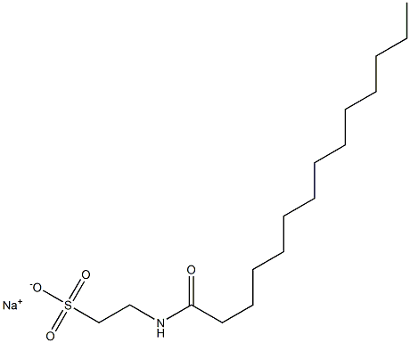 N-Tetradecanoyltaurine sodium salt Struktur