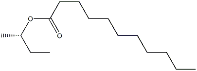 (+)-Undecanoic acid (S)-sec-butyl ester Struktur