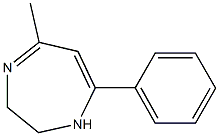 5-Methyl-7-phenyl-2,3-dihydro-1H-1,4-diazepine Struktur