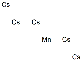 Manganese pentacesium Struktur