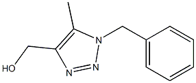 5-Methyl-1-(benzyl)-1H-1,2,3-triazole-4-methanol Struktur