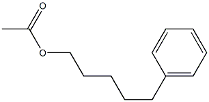 Acetic acid 5-phenylpentyl ester Struktur