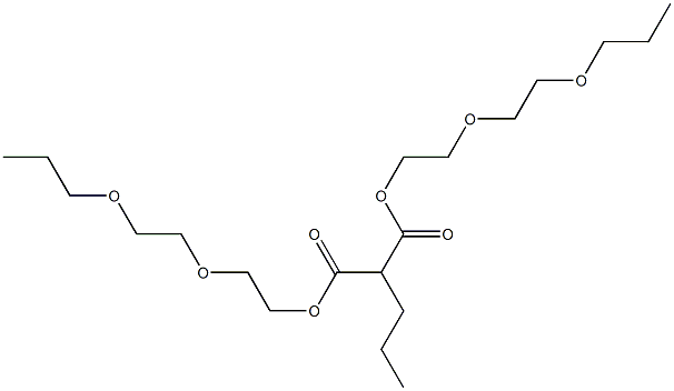 Butane-1,1-dicarboxylic acid bis[2-(2-propoxyethoxy)ethyl] ester Struktur