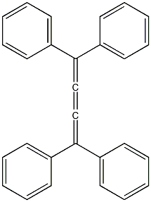 Tetraphenyl-1,2,3-butanetriene Struktur