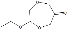 2-Ethoxy-1,4-dioxepan-6-one Struktur