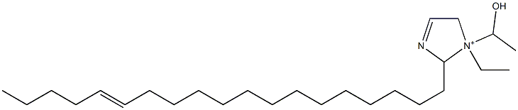 1-Ethyl-1-(1-hydroxyethyl)-2-(14-nonadecenyl)-3-imidazoline-1-ium Struktur