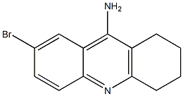 7-Bromo-1,2,3,4-tetrahydroacridin-9-amine Struktur