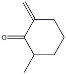 6-Methyl-2-methylenecyclohexanone Struktur