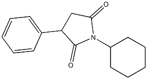 N-Cyclohexyl-2-phenylsuccinimide Struktur