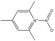 1-Nitro-2,4,6-trimethylpyridinium Struktur